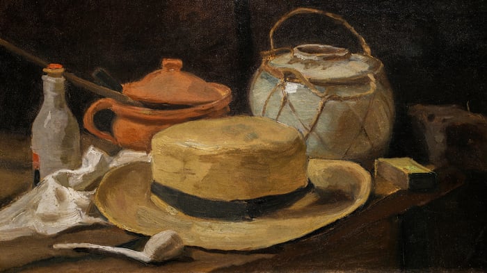 Still Life with Straw Hat