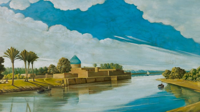 River Scene on the Banks of the Tigris