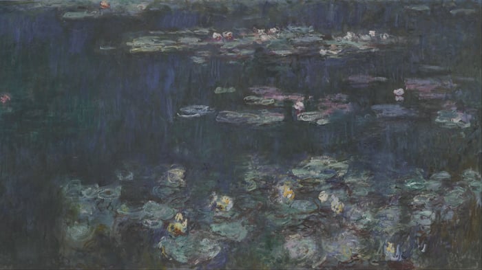 The Water Lilies, Green Reflections, right