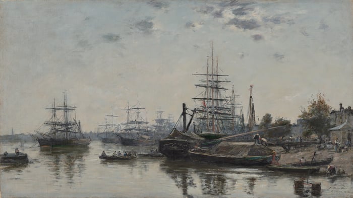 View of Bordeaux, from the Quai des Chartrons