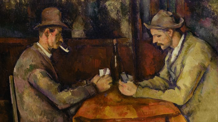 The Card Players (detail)