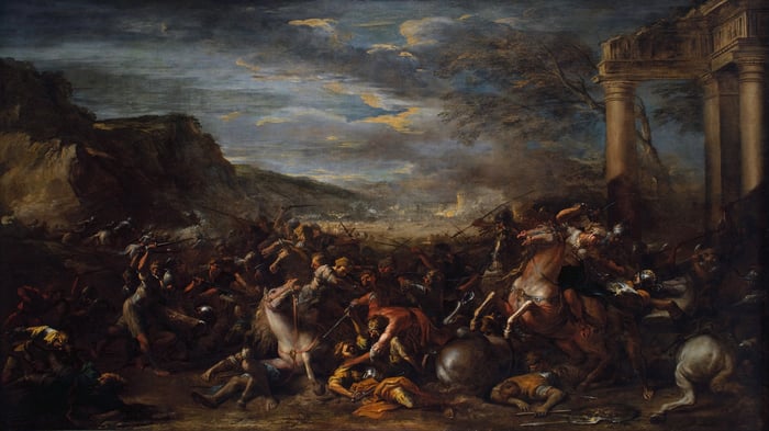A Cavalry Battle