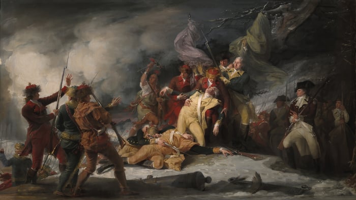 The Death of General Montgomery in the Attack on Quebec, December 31, 1775