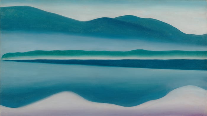 O Keeffe   Lake George   reframed