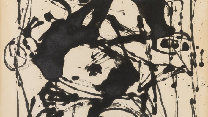 Black and White Painting II (section)