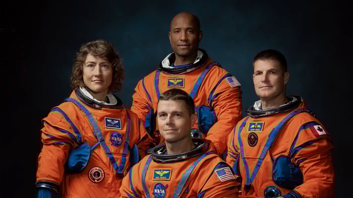 Artemis 2 Crew Portrait (section)
