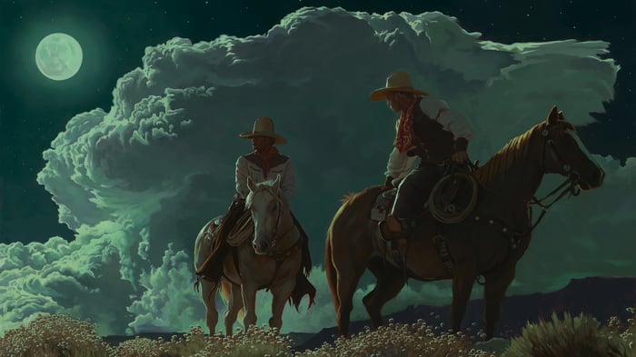 Riders of the Coyote Moon (section)