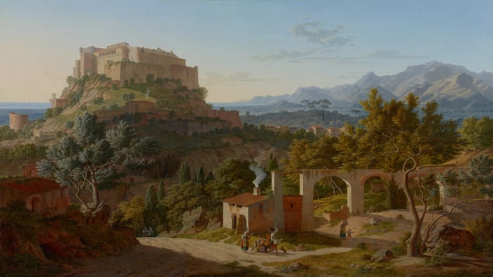 Landscape with the Castle of Massa di Carrara