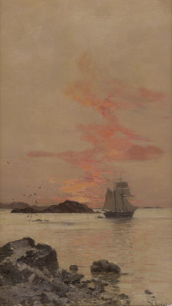 Evening Mood on the Norwegian Coast