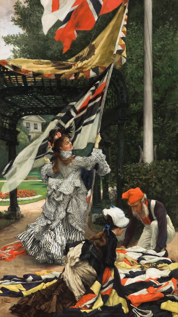 James Tissot   Still on Top   portrait   reframed