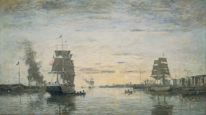 Entrance to the Harbor, Le Havre