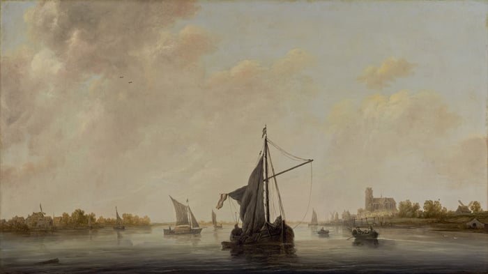 A View of the Maas at Dordrecht