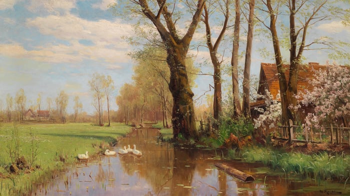 Idyllic Summer Scene