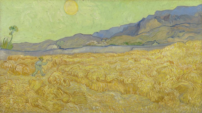 Wheatfield with a Reaper