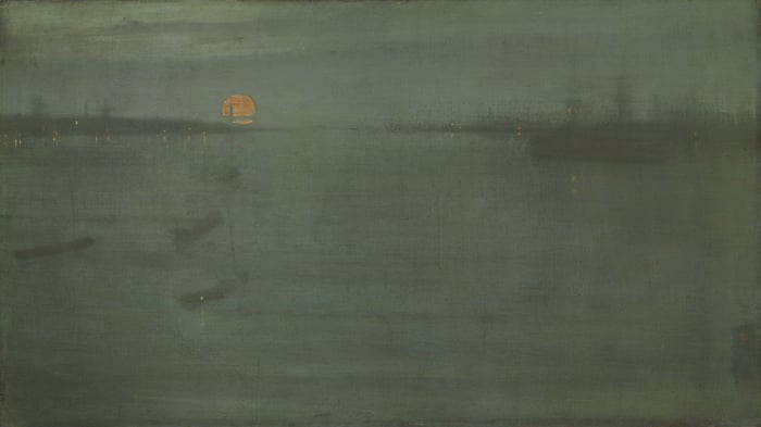 Nocturne, Blue and Gold, Southampton Water