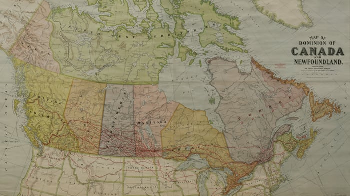 Map of Dominion of Canada and Newfoundland