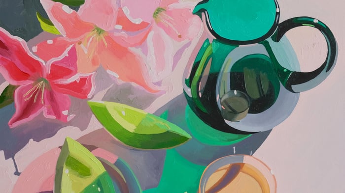 Green Glow and Honeydew (section)