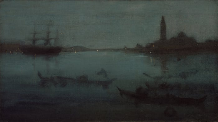Nocturne in Blue and Silver, The Lagoon, Venice