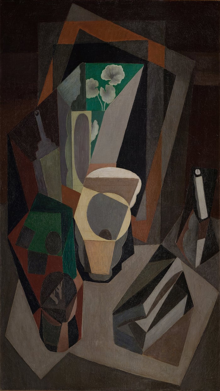Diego Rivera   Still Life with Utensils   reframed