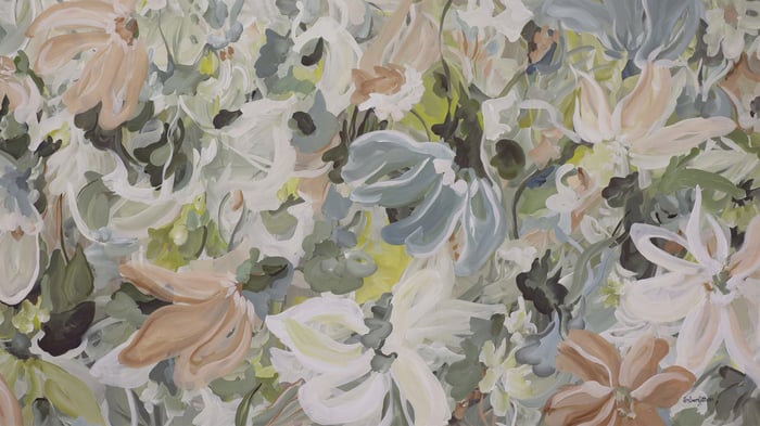 Blushing Flowers (section)