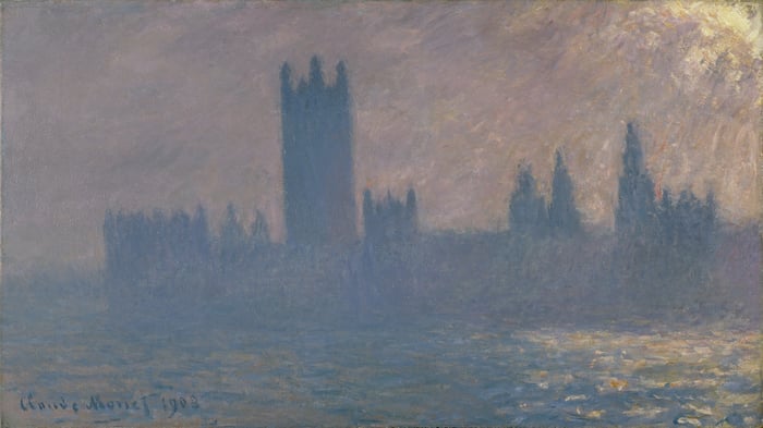 Houses of Parliament, Sunlight Effect