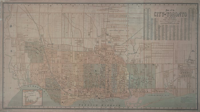 Plan of the City of Toronto and Suburbs, 1888