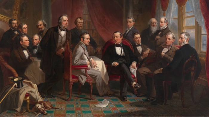 Washington Irving and his Literary Friends at Sunnyside
