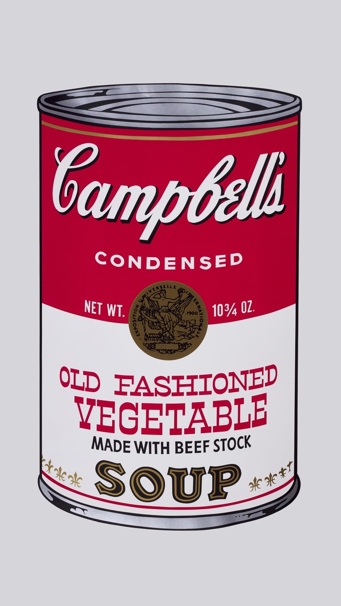 Andy Warhol   Old Fashioned Vegetable   reframed
