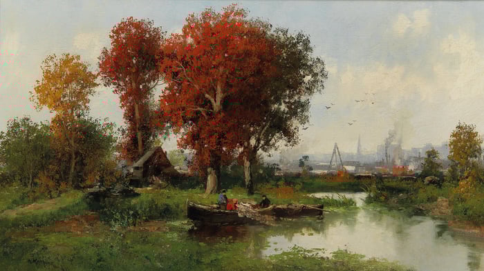 Wetland Landscape in Vienna