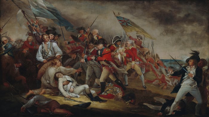 The Death of General Warren at the Battle of Bunker's Hill, June 17, 1775