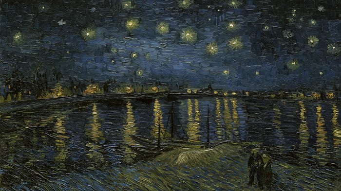 starry night over the rhone