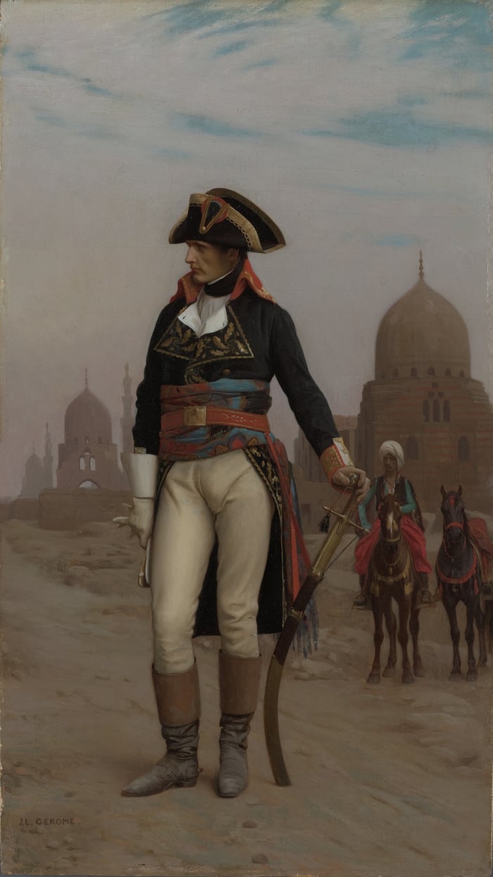 Jean Léon Gérôme   Napoleon in Egypt   reframed