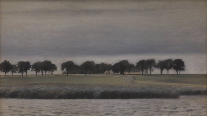 Preliminary study for Sun shower, Gentofte Lake