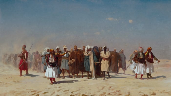 Egyptian Recruits Crossing the Desert