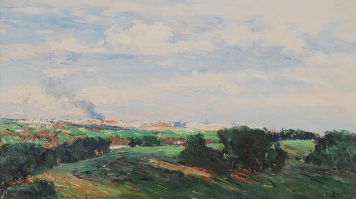 View of Madrid from the Plantío de los Infantes or Madrid Seen from El Pardo