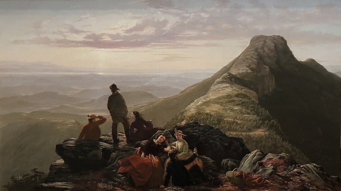 The Belated Party on Mansfield Mountain