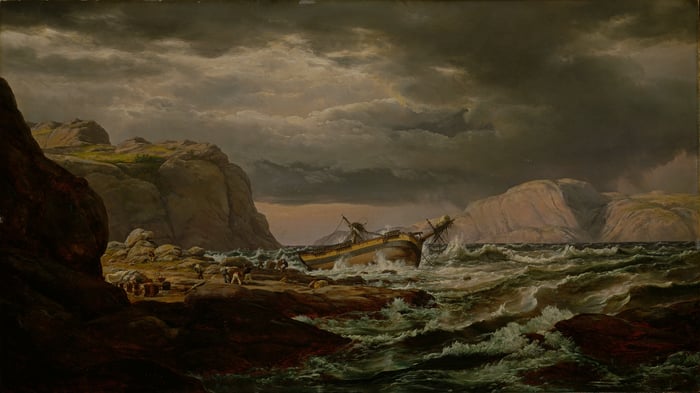 Shipwreck on the Coast of Norway