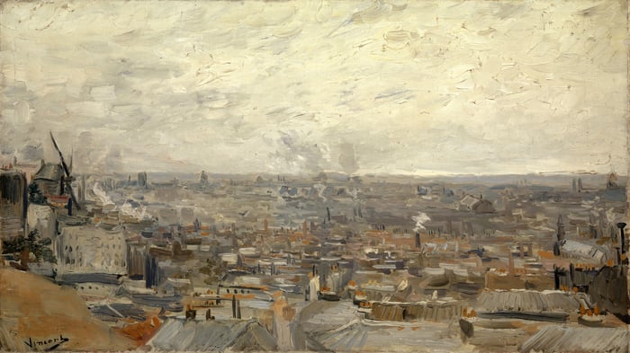 View of Paris from Montmartre