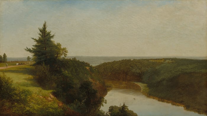 View on the Genesee near Mount Morris