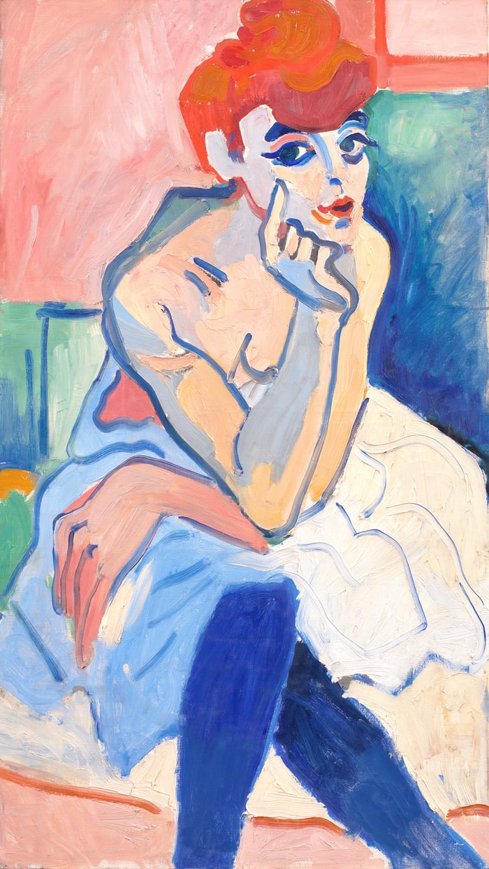 André Derain   La femme en chemise   reframed
