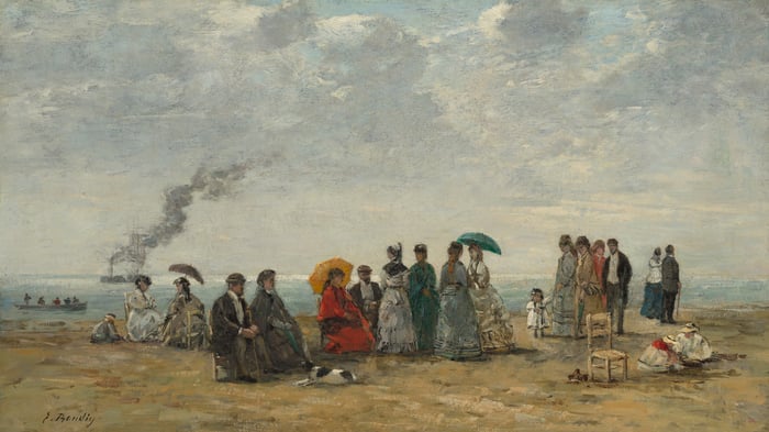 Figures on the Beach