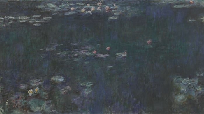 The Water Lilies, Green Reflections, center