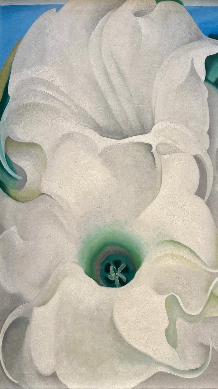 O Keeffe   Bella Donna   reframed