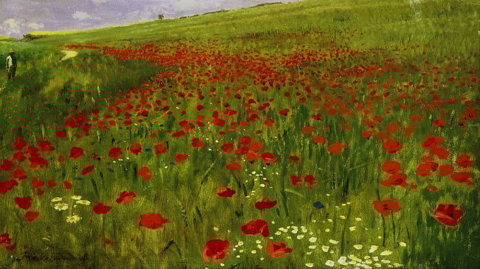 Meadow with Poppies