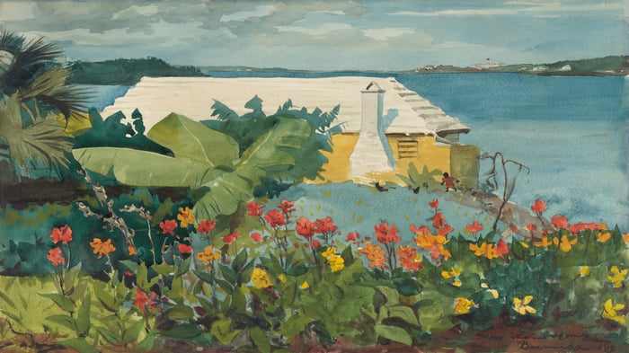 Flower Garden and Bungalow