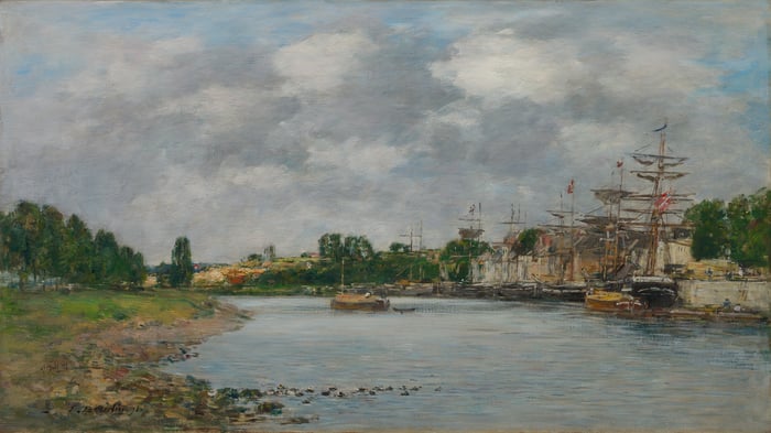 View of the Port of Saint-Valéry-sur-Somme