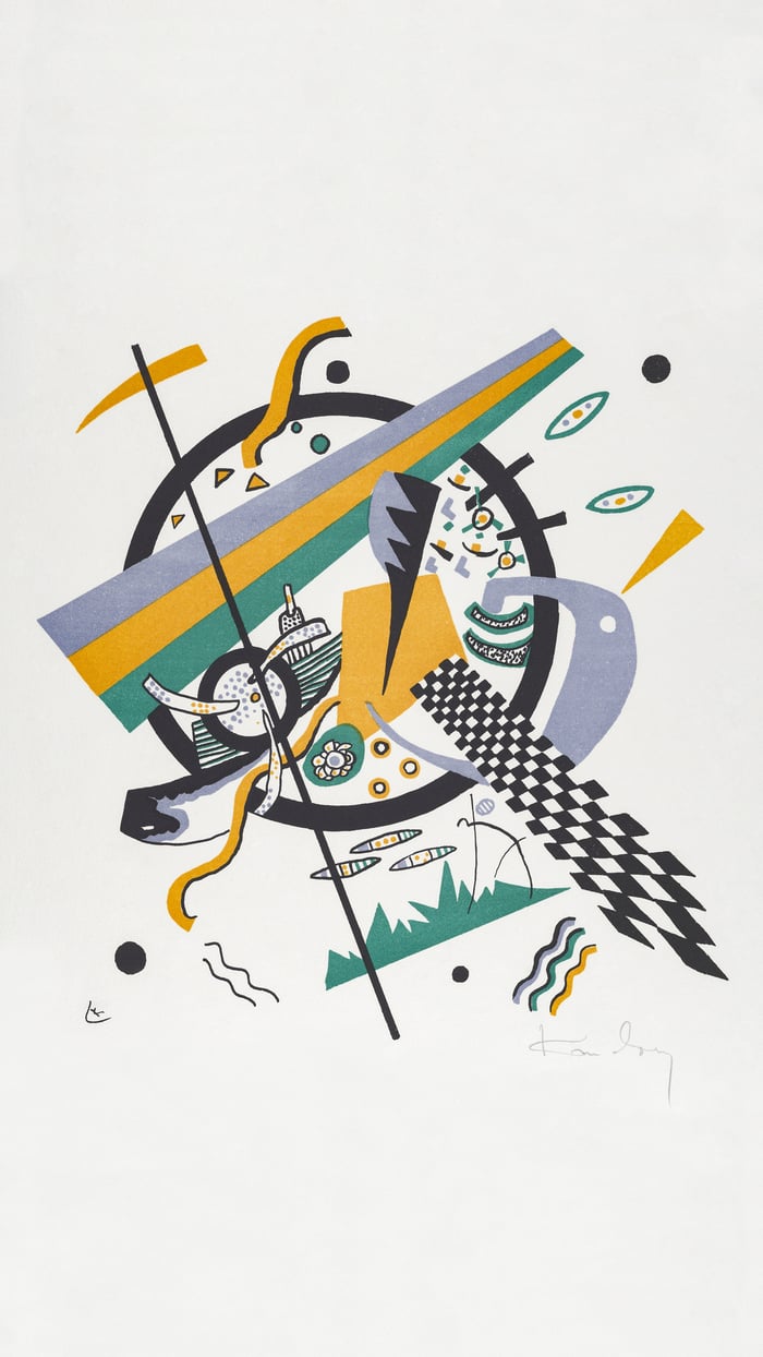 Wassily Kandinsky   Small Worlds IV   reframed