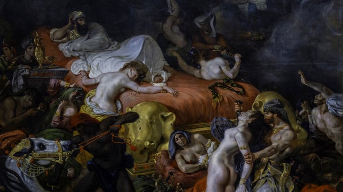 Death of Sardanapalus (section)