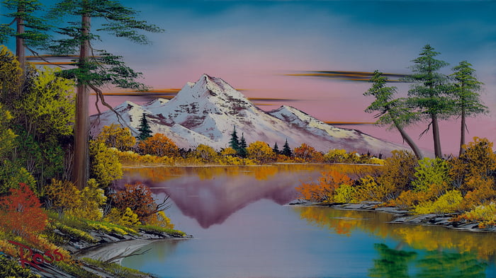 Peaceful Autumn Lake