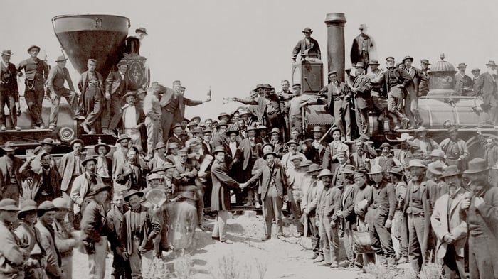 East and West Shaking hands